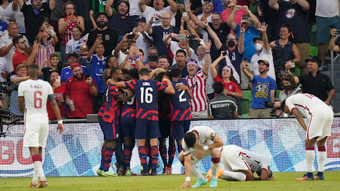 The USMNT beats Qatar in the Gold Cup semifinals